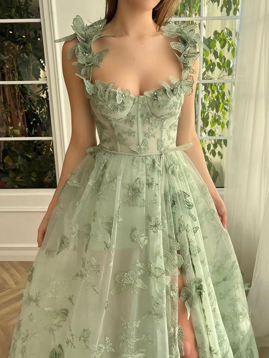 Flowers Bridesmaid Wedding Dress Princess Dress - Image 2