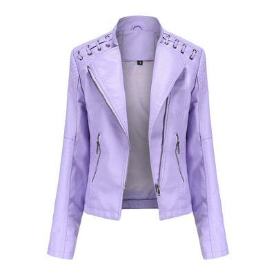Women's Leather Jackets Women's Short Jackets - Image 6