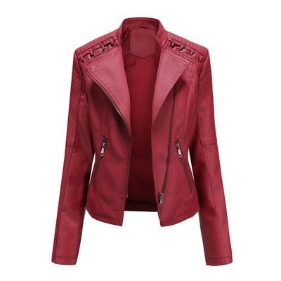 Women's Leather Jackets Women's Short Jackets - Image 3
