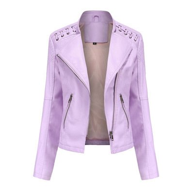 Women's Leather Jackets Women's Short Jackets - Image 10