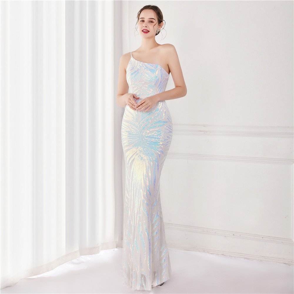 Sequin Fairy Celebrity Party Evening Dress