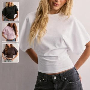 Summer Batwing Sleeve T-shirt Tops For Women Clothing