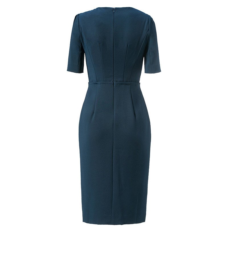 Formal Temperament Elegant And Intellectual Mid-sleeve Red Dress Women - Image 8