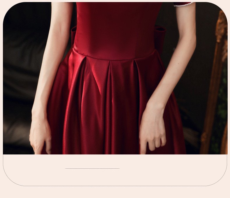 Wine Wedding Dress - Image 3