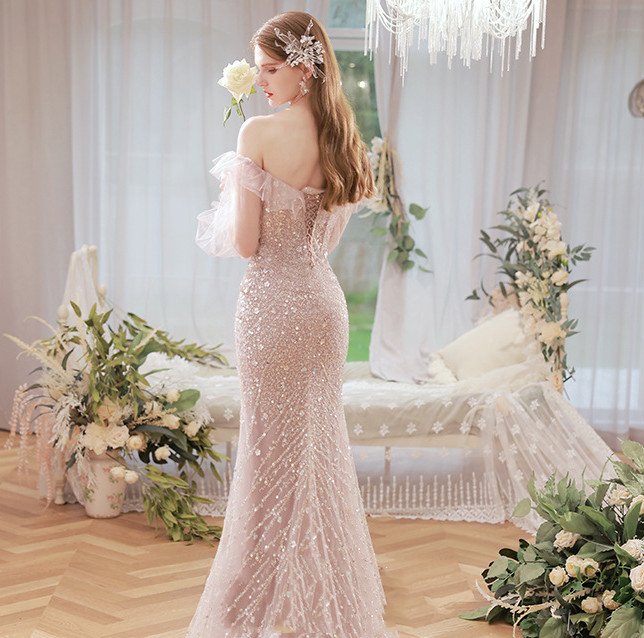 Dress Bride Wedding Toast Dinner - Image 5