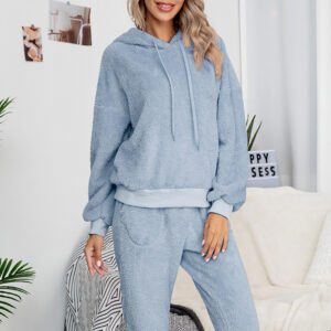 Double-sided Fleece Hooded Sweater Home Wear Casual Women's