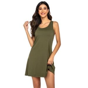 Women Vest Home Wear Pajamas Suspenders I-shaped Casual Home Sleeveless Nightdress