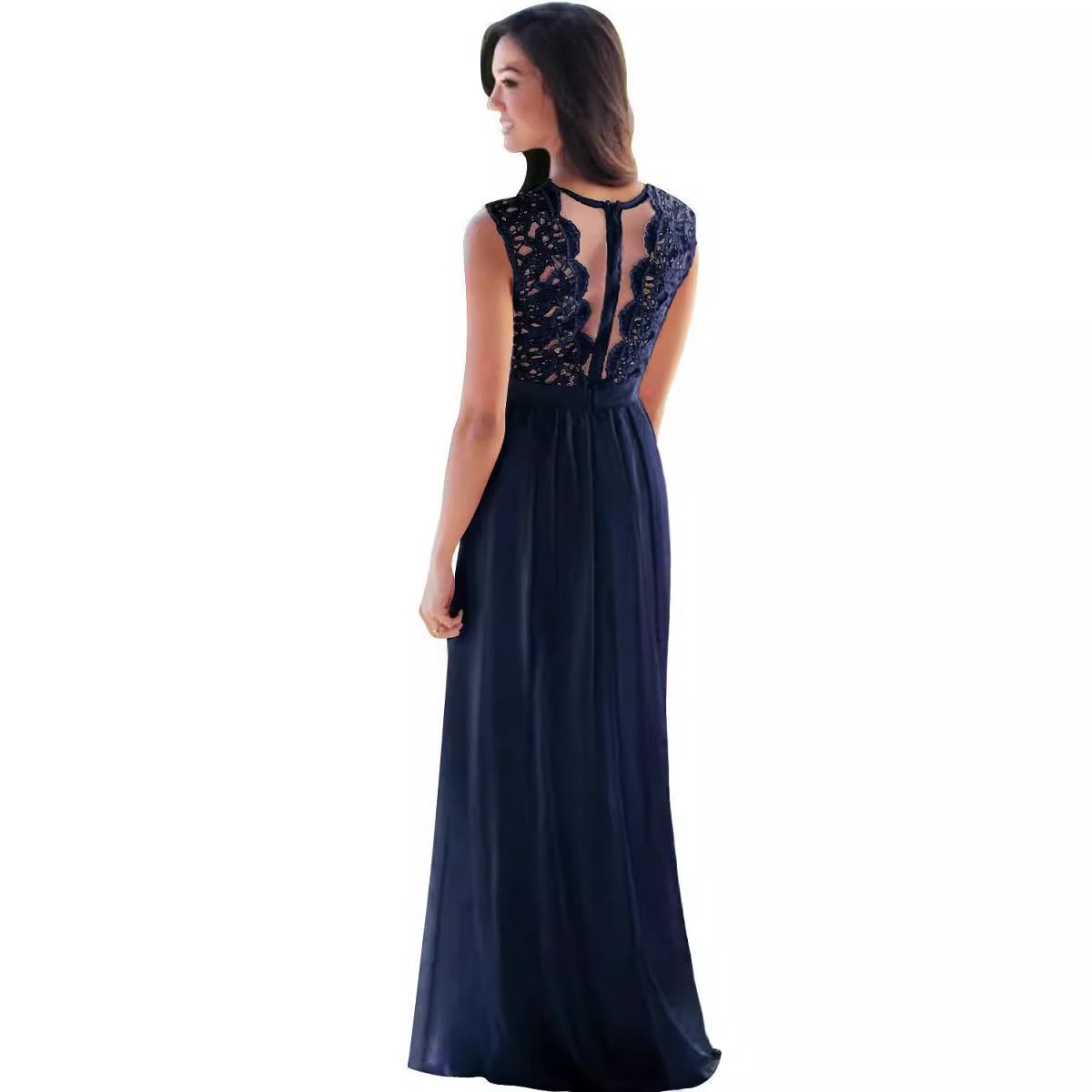 Sleeveless Sexy Elegant Wedding Party Dress - Image 2