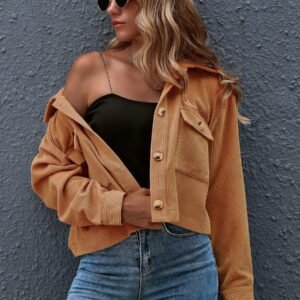 New European And American Fashion Corduroy Shirt Jackets
