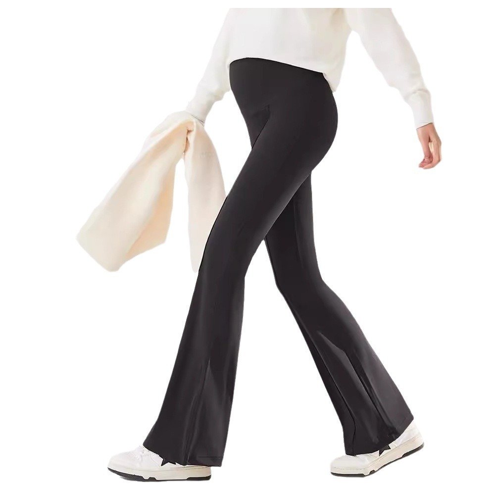 Pregnant Women Wearing Flared Pants For Casual Wear - Image 4