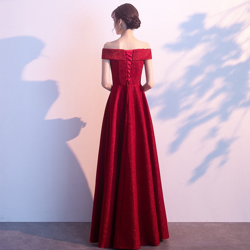 Wedding engagement red evening dress - Image 3