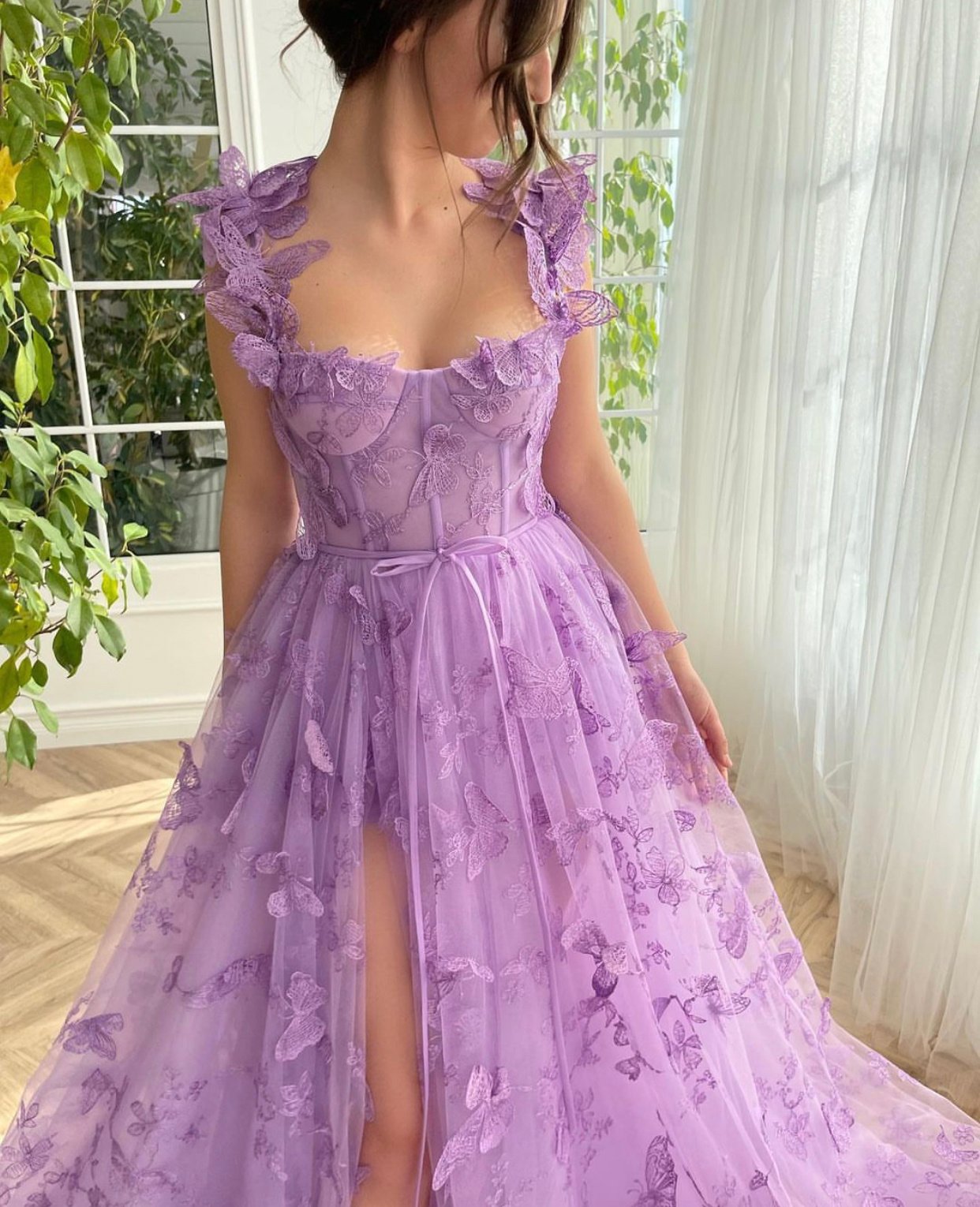 Flowers Bridesmaid Wedding Dress Princess Dress - Image 6