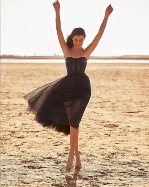 Formal Dress Women Long Evening Bandage Red Shirt - Image 4