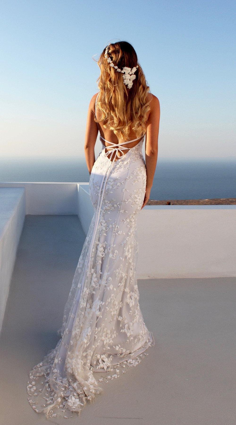 Sexy Lace Bridal Dress Women Wedding - Image 3