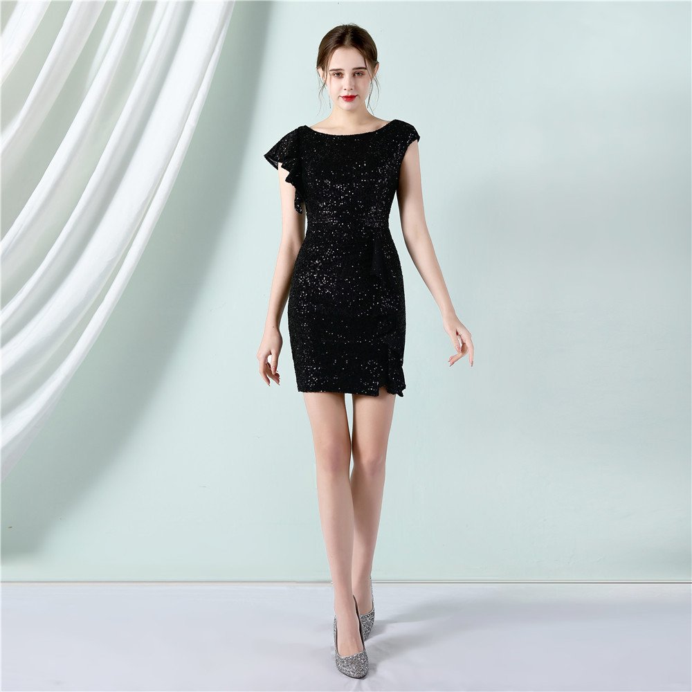 New Beaded Short Party Dress - Image 2