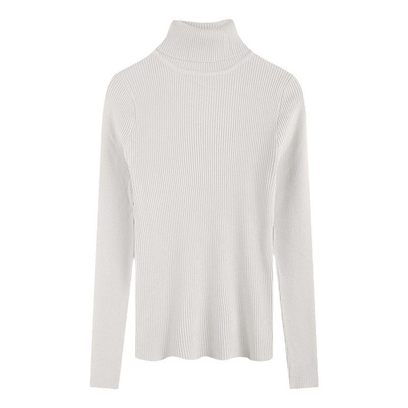 Thickening Inner Wear Skinny Versatile Long Sleeve Thermal Turtleneck Sweater For Women - Image 2