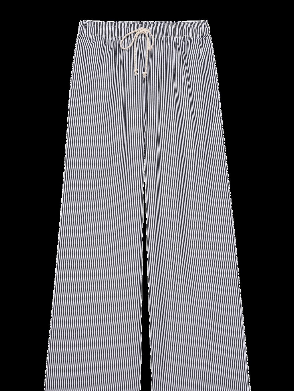 Fashion Women's Wear Striped Drawstring Wide-leg Pants For Women - Image 2