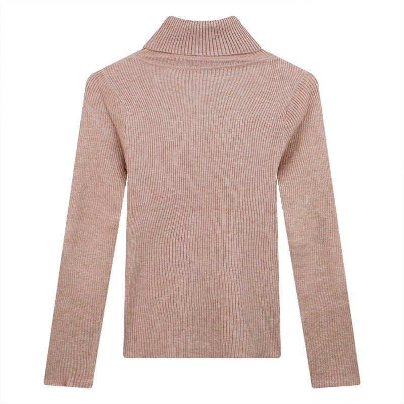 Thickening Inner Wear Skinny Versatile Long Sleeve Thermal Turtleneck Sweater For Women - Image 7