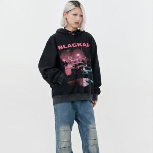 Street Men's Wear Washed And Worn Misty Sweater For Men And Women